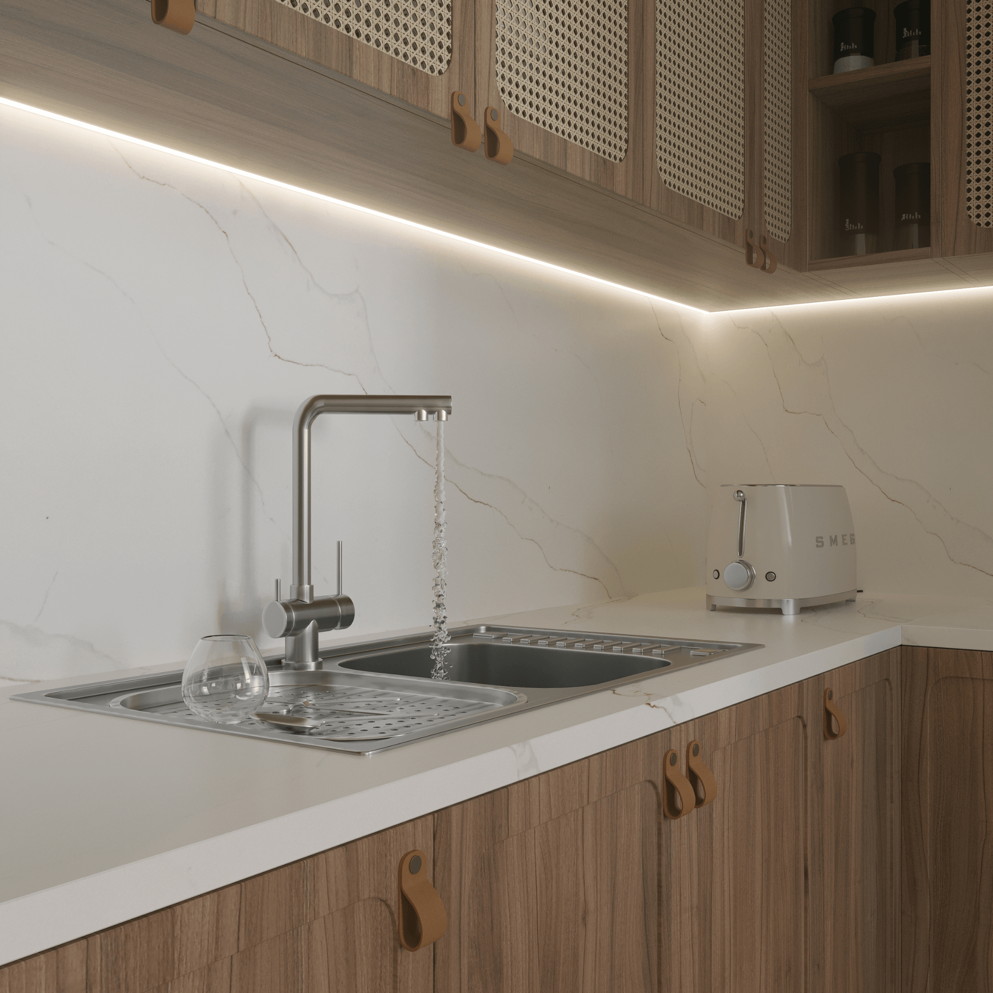 Đá thạch anh nhân tạo NQ9022